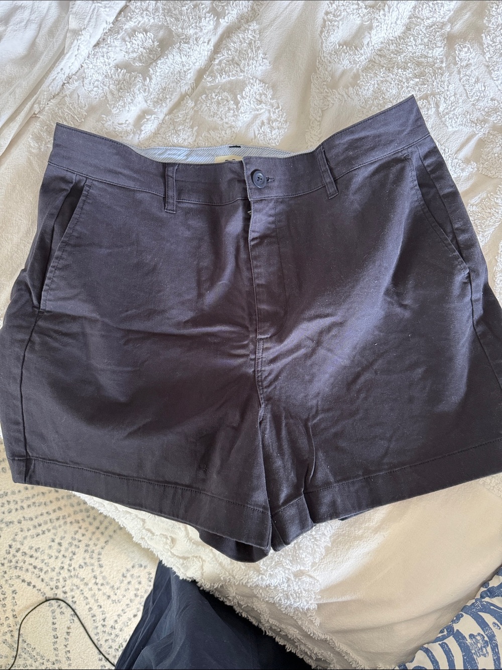 Boden Dark Navy Classic Cotton Shorts